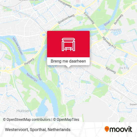 Westervoort, Sporthal kaart