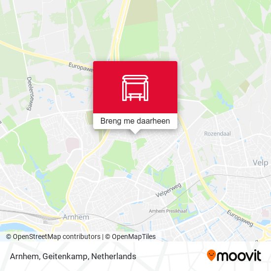 Arnhem, Geitenkamp kaart