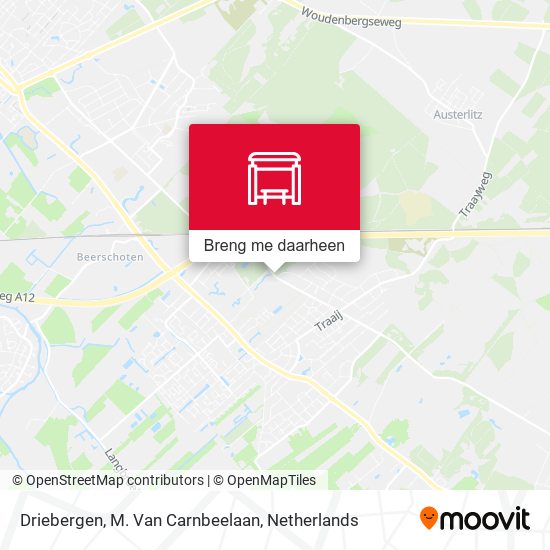 Driebergen, M. Van Carnbeelaan kaart