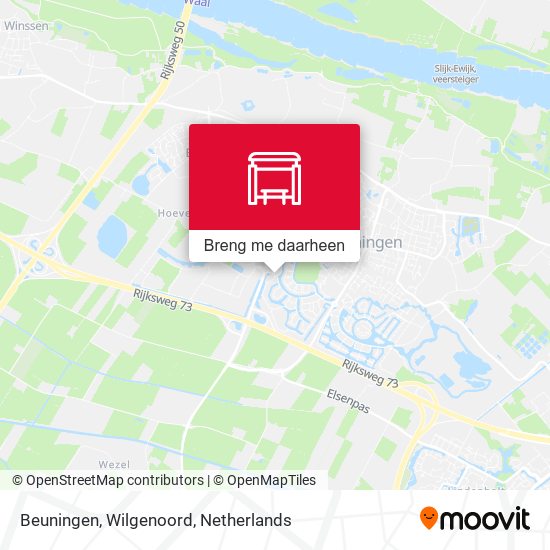 Beuningen, Wilgenoord kaart