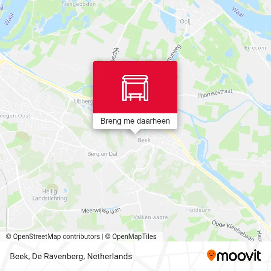 Beek, De Ravenberg kaart