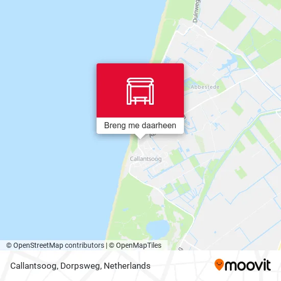 Callantsoog, Dorpsweg kaart