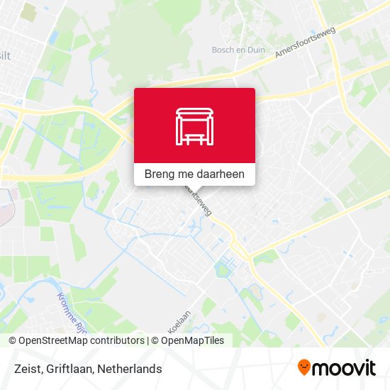 Zeist, Griftlaan kaart