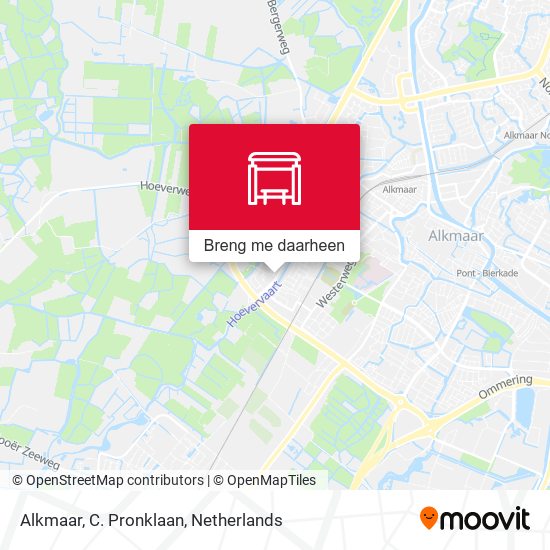 Alkmaar, C. Pronklaan kaart