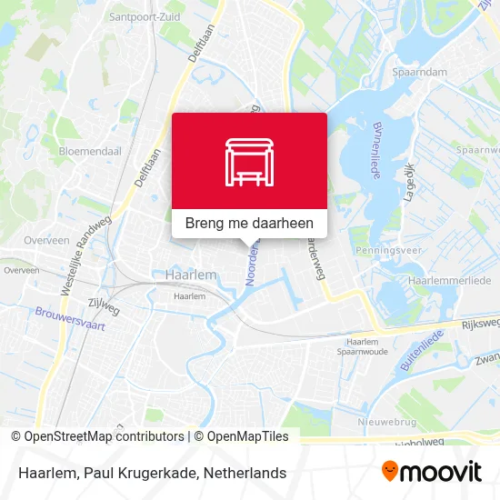 Haarlem, Paul Krugerkade kaart