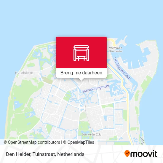 Den Helder, Tuinstraat kaart