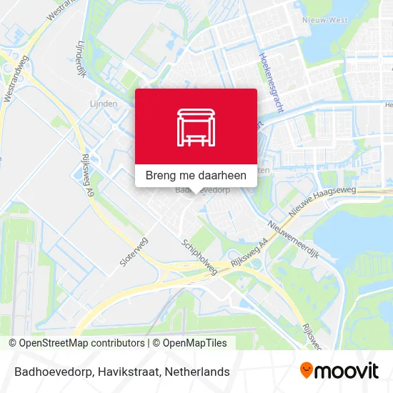 Badhoevedorp, Havikstraat kaart