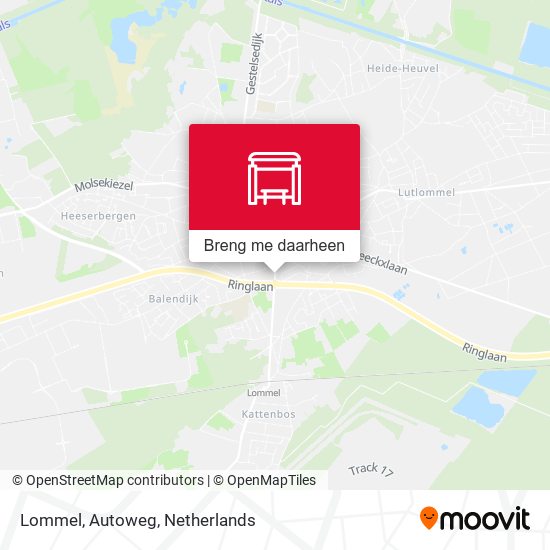 Lommel, Autoweg kaart