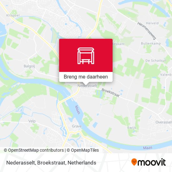 Nederasselt, Broekstraat kaart