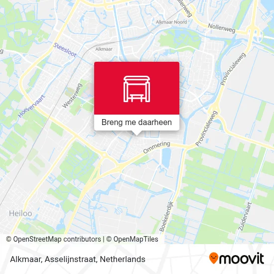 Alkmaar, Asselijnstraat kaart