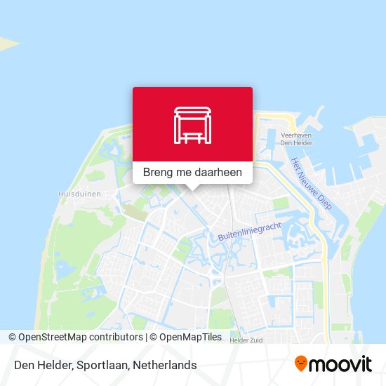 Den Helder, Sportlaan kaart