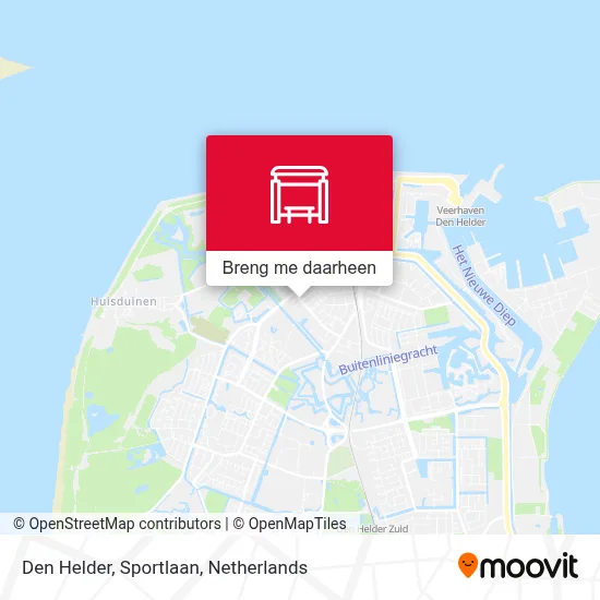 Den Helder, Sportlaan kaart
