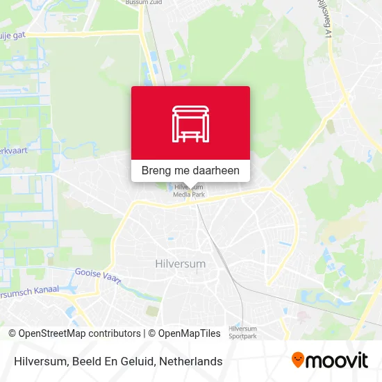 Hilversum, Beeld En Geluid kaart