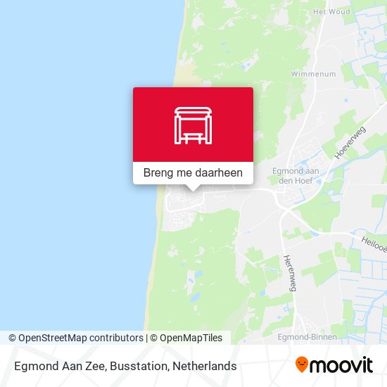 Egmond Aan Zee, Busstation kaart