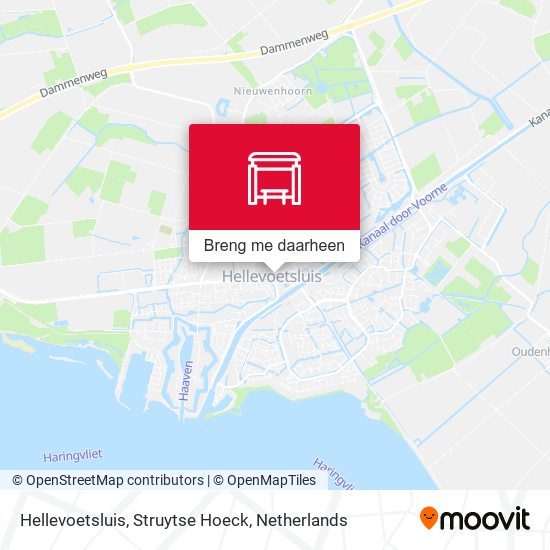 Hellevoetsluis, Struytse Hoeck kaart