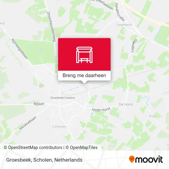 Groesbeek, Scholen kaart