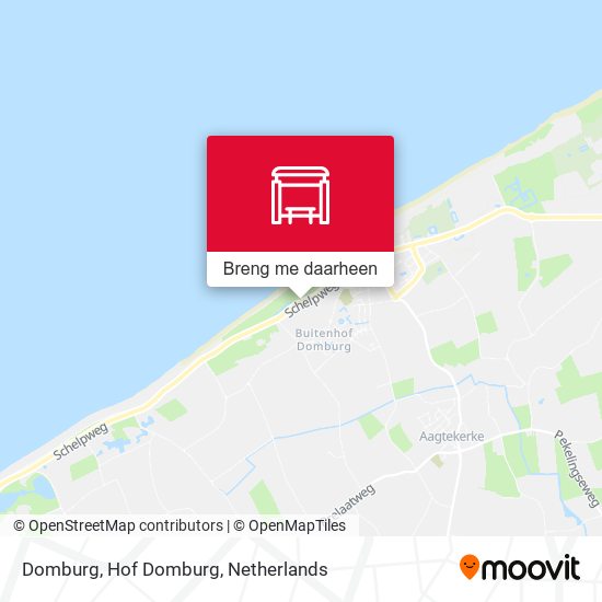 Domburg, Hof Domburg kaart