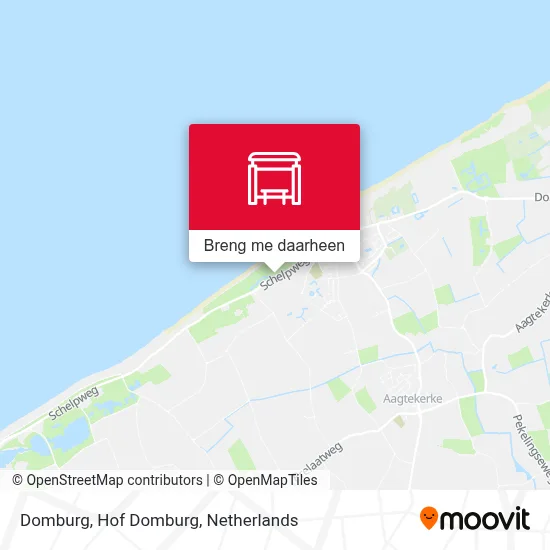 Domburg, Hof Domburg kaart