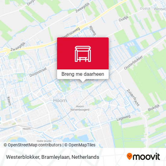 Westerblokker, Bramleylaan kaart