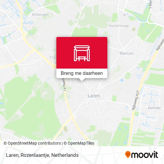 Laren, Rozenlaantje kaart