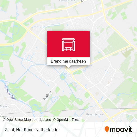 Zeist, Het Rond kaart