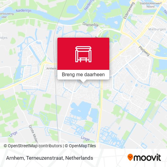 Arnhem, Terneuzenstraat kaart