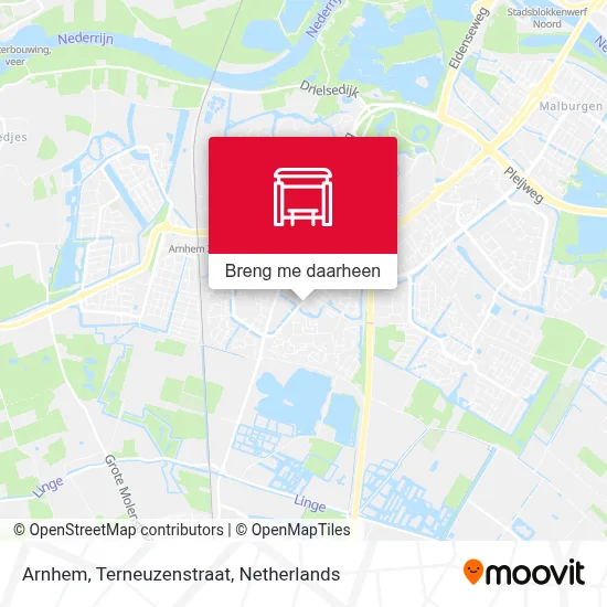 Arnhem, Terneuzenstraat kaart