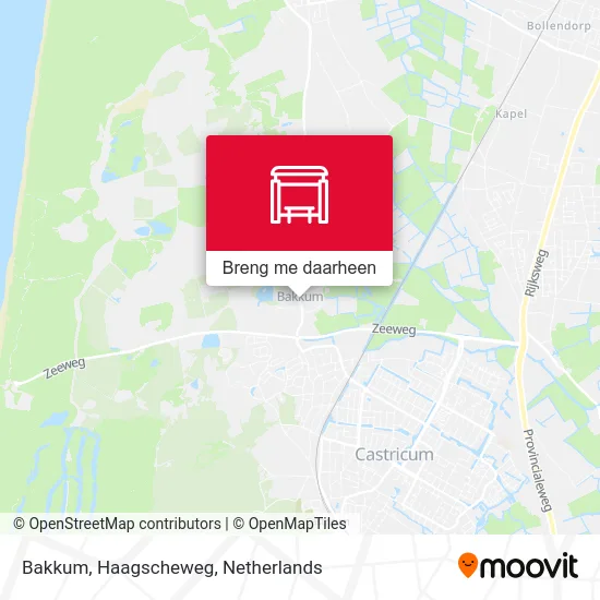 Bakkum, Haagscheweg kaart