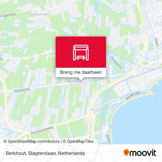 Berkhout, Slagterslaan kaart