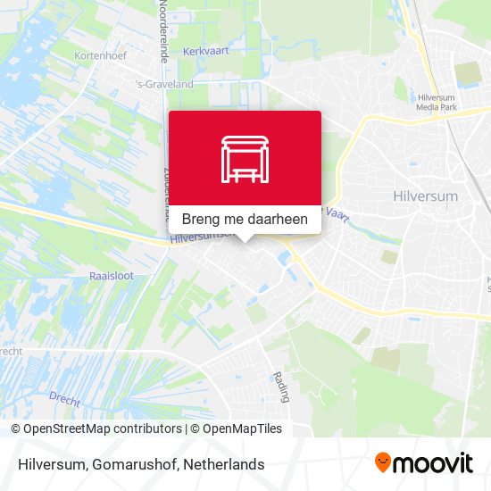 Hilversum, Gomarushof kaart