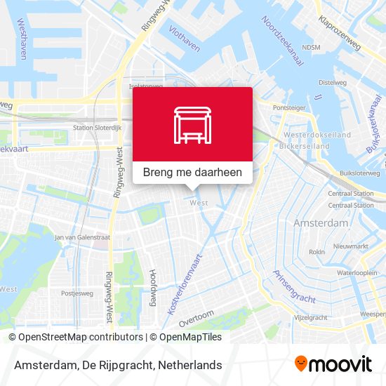 Amsterdam, De Rijpgracht kaart