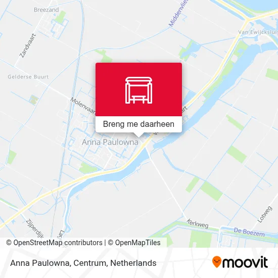 Anna Paulowna, Centrum kaart