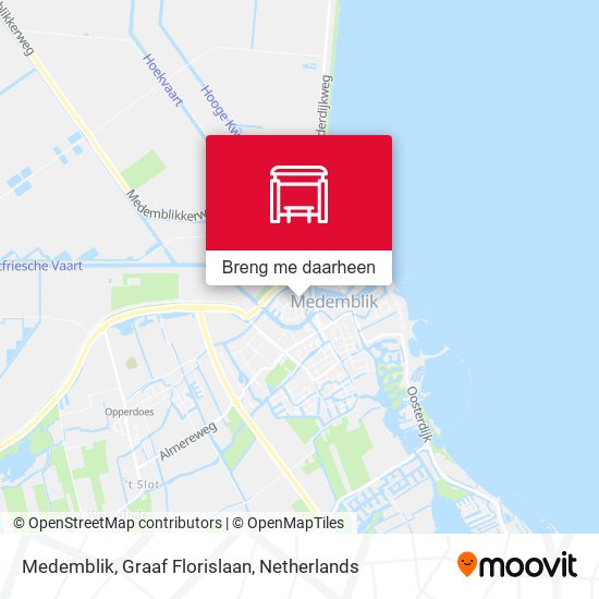 Medemblik, Graaf Florislaan kaart