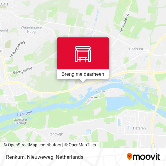 Renkum, Nieuweweg kaart