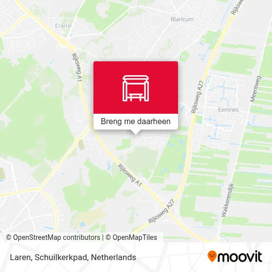 Laren, Schuilkerkpad kaart