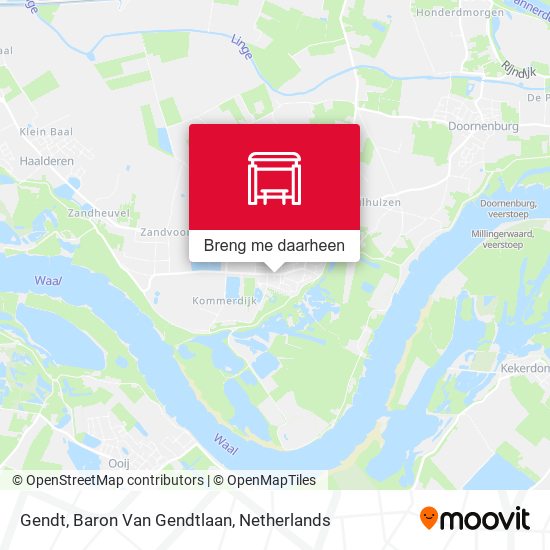 Gendt, Baron Van Gendtlaan kaart
