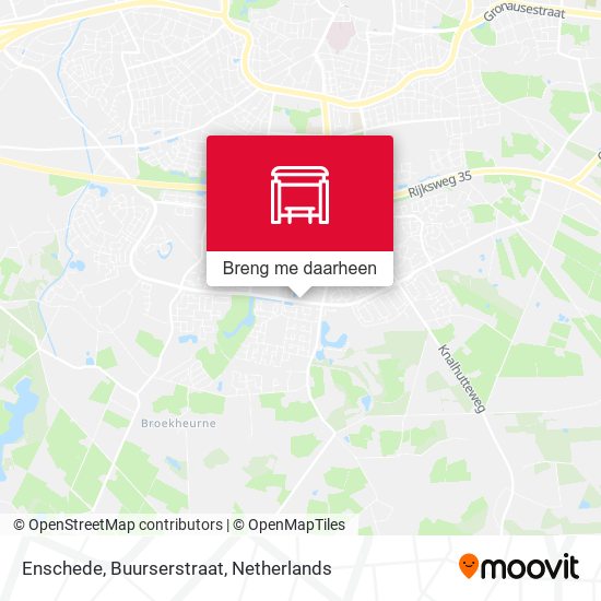 Enschede, Buurserstraat kaart