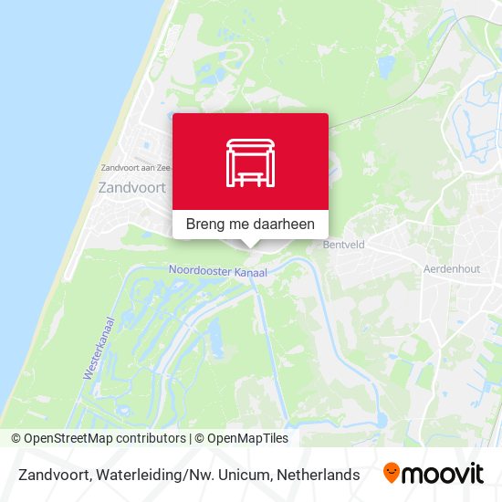 Zandvoort, Waterleiding / Nw. Unicum kaart