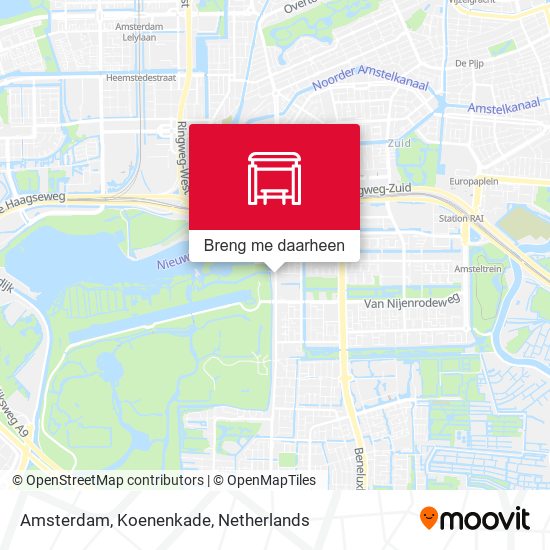 Amsterdam, Koenenkade kaart