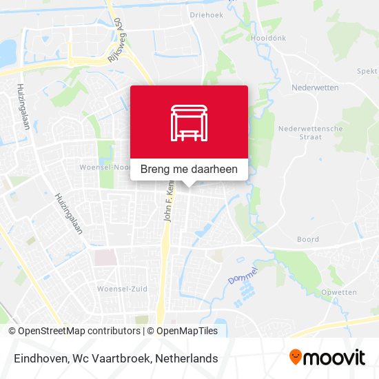 Eindhoven, Wc Vaartbroek kaart