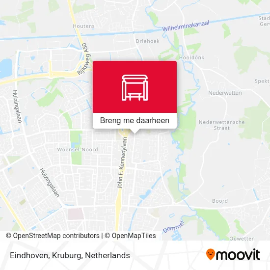 Eindhoven, Kruburg kaart