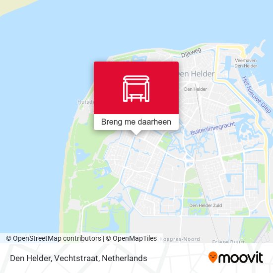 Den Helder, Vechtstraat kaart