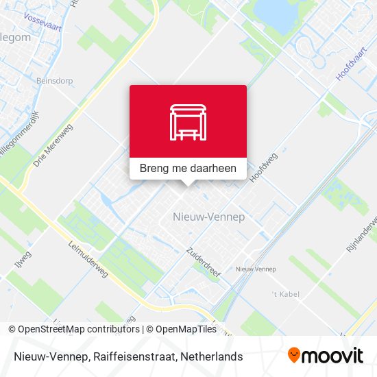 Nieuw-Vennep, Raiffeisenstraat kaart