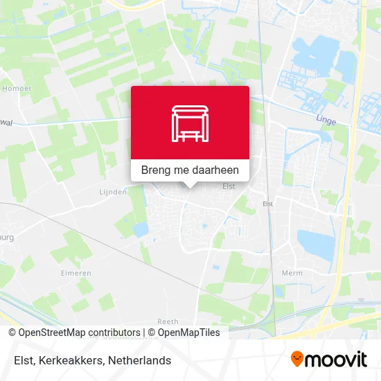 Elst, Kerkeakkers kaart