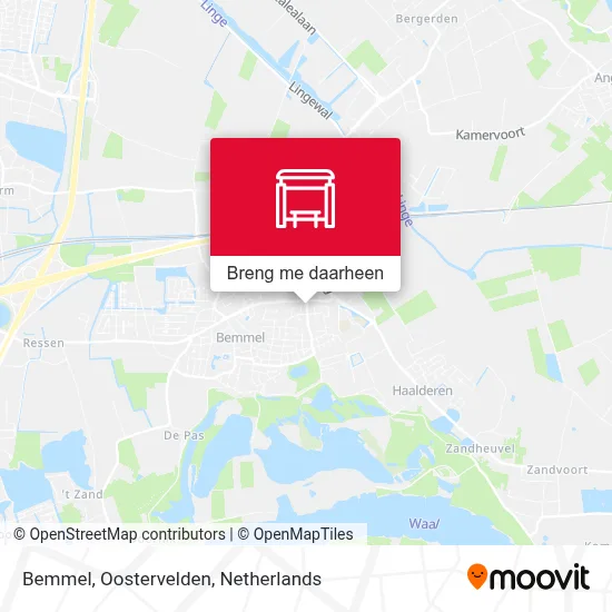Bemmel, Oostervelden kaart