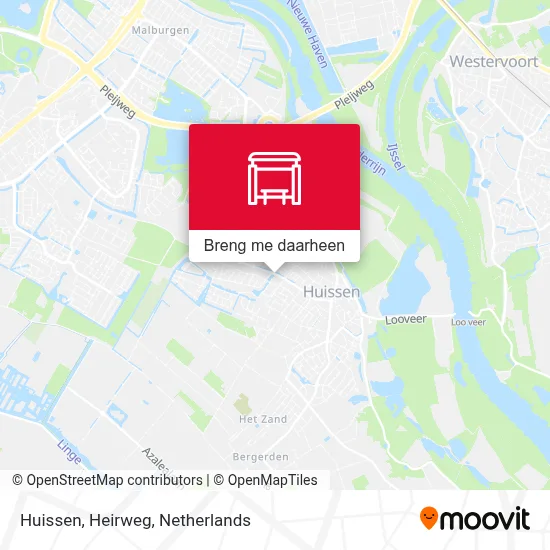 Huissen, Heirweg kaart