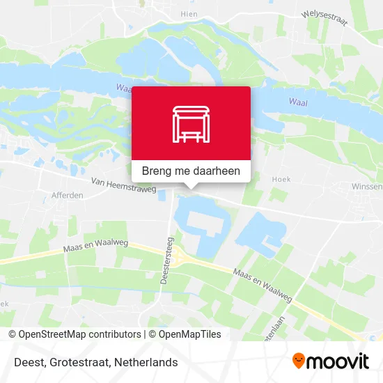 Deest, Grotestraat kaart