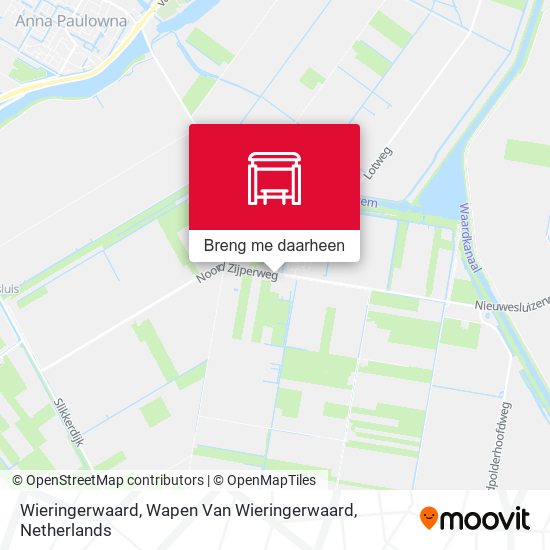 Wieringerwaard, Wapen Van Wieringerwaard kaart