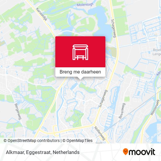 Alkmaar, Eggestraat kaart