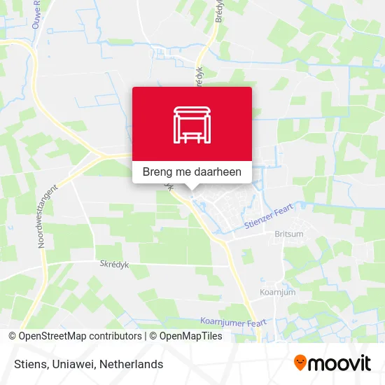 Stiens, Uniawei kaart